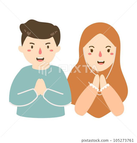 eid al-fitr - eid mubarak illustration 105273761