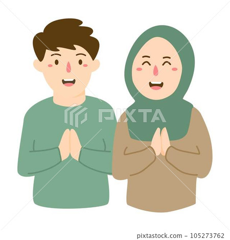 muslim celebrate eid fitr 105273762