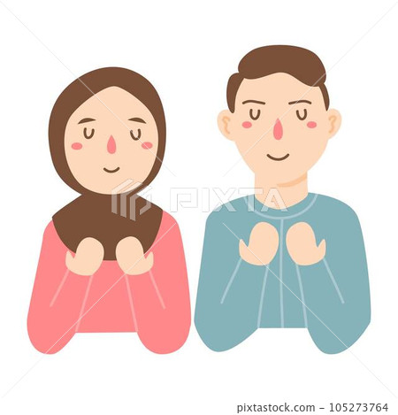 muslim praying eid fitr muslim praying eid fitr 105273764