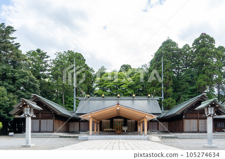 作為能量景點的觀光景點石川護國神社的參拜殿 | 石川縣金澤市 105274634