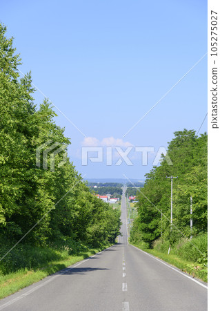 Tokachi straight road 105275027
