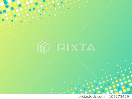 帶有彩色半色調點 A4 尺寸的飛濺框架設計 帶有彩色半色調點 A4 尺寸的飛濺框架設計 105275439