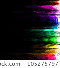 abstract colorful grunge background, vector EPS10. Bright rainbow colors. 105275797