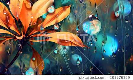 Generative AI, Droplet Dance: Nature's Abstract Reflections Generative AI, Droplet Dance: Nature's Abstract Reflections 105276539