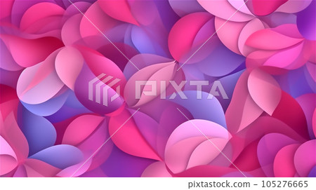 Generative AI, Pretty in Pink - Abstract Pattern for Fashion and Beauty 105276665