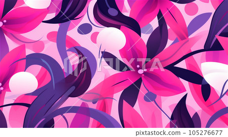 Generative AI, Pretty in Pink - Abstract Pattern for Fashion and Beauty Generative AI, Pretty in Pink - Abstract Pattern for Fashion and Beauty 105276677