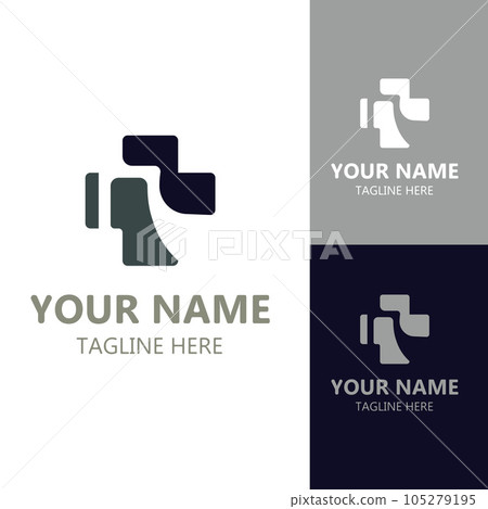 Medical cross logotype health care simple modern design illustration template Medical cross logotype health care simple modern design illustration template 105279195