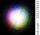 colorful halftone gradient 105279582