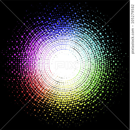 colorful halftone gradient colorful halftone gradient 105279582