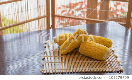 Half-eaten corn | Image of eating corn cleanly Half-eaten corn | Image of eating corn cleanly 105279799