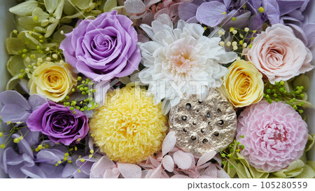 佛花保鮮花插花背景 佛花保鮮花插花背景 105280559