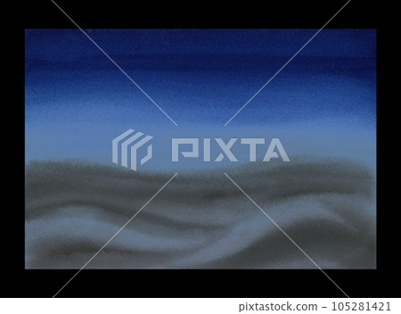 Abstract watercolor design elements to create a white and blue background with spots, splashes, stripes, waves, color gradient. Abstract watercolor design elements to create a white and blue background with spots, splashes, stripes, waves, color gradient. 105281421