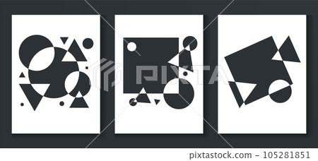 Set of minimalist geometric posters Set of minimalist geometric posters 105281851