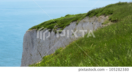 Looking Along the Face of Culver Cliff on the Isle of Wight 105282380