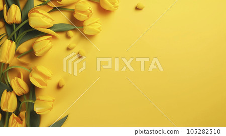 AI art tulip frame 105282510