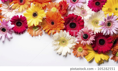 AI art gerbera frame AI art gerbera frame 105282551