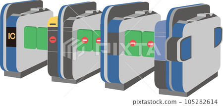 自動檢票機_火車_車站_檢票機 自動檢票機_火車_車站_檢票機 105282614