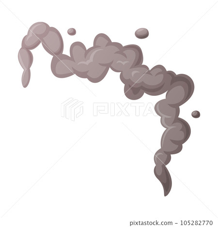 Grey Smoke Cloud and Dust Explosion Puff Vector Illustration Grey Smoke Cloud and Dust Explosion Puff Vector Illustration 105282770