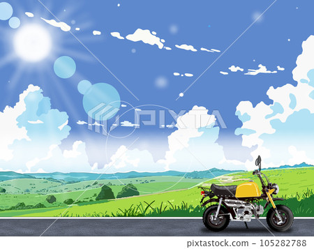草地上的自行車 草地上的自行車 105282788