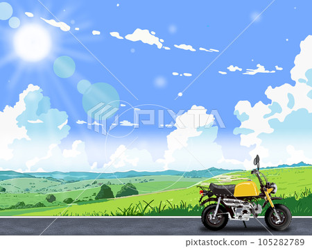 草地上的自行車 草地上的自行車 105282789