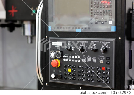 control panel of CNC vertical machining center 105282970
