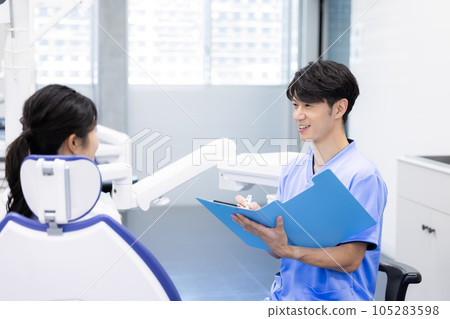 Dentist Dentist to examine 105283598