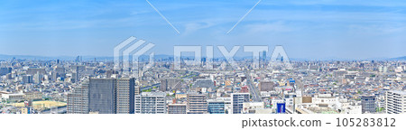 [Sakai City Hall from Osaka City] (High Resolution Version) Osaka Prefecture Sakai City 105283812