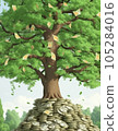 A golden tree 105284016