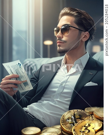 成功的商人與比特幣 105284018