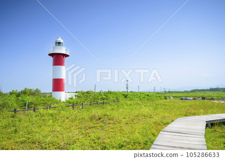 "Hamanasu no Oka Park" and "Ishikari Lighthouse" in Ishikari, Hokkaido "Hamanasu no Oka Park" and "Ishikari Lighthouse" in Ishikari, Hokkaido 105286633