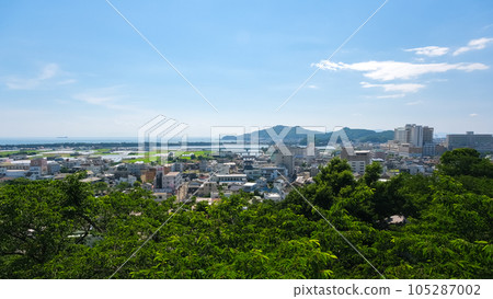 和歌山市 從公井寺眺望和歌山市的街景 和歌山市 從公井寺眺望和歌山市的街景 105287002