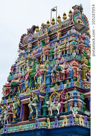 Sculptured facade of the Kapaleeshwarar Temple, Mylapore, Chennai 105287054