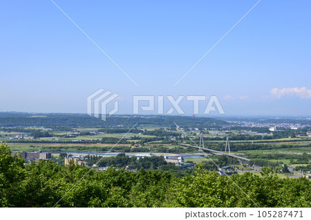 View of the Tokachi Plain from the Tokachigaoka Observatory 105287471