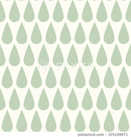 Vector seamless pattern with abstract raindrop shapes 105289971