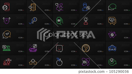 Set of Apple, Online loan and Swipe up line icons. Include Piggy sale, Search people, Messenger icons. Medical drugs, Car service, Mobile internet web elements. Education, Approved. Vector Set of Apple, Online loan and Swipe up line icons. Include Piggy sale, Search people, Messenger icons. Medical drugs, Car service, Mobile internet web elements. Education, Approved. Vector 105290036