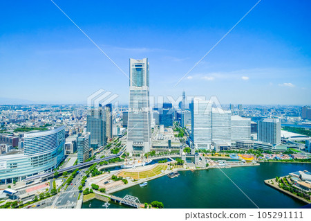 Cityscape of Minato Mirai, Yokohama City, Kanagawa Prefecture 105291111