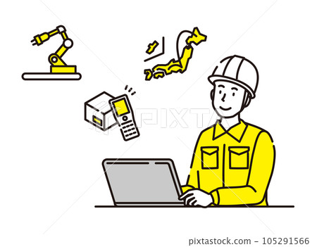 Logistics Manufacturing Industry Warehouse Logistics Industry 105291566