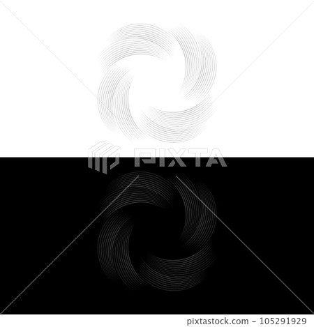 Abstract linear circle sumbols Abstract linear circle sumbols 105291929