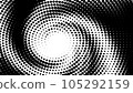 Halftone effect, trendy dotted illusion of gradient, vector EPS10 105292159