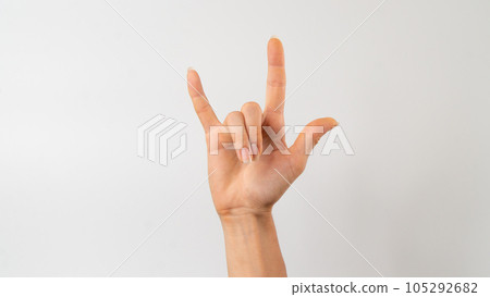 sign language of the deaf and dumb, phrase - i love you sign language of the deaf and dumb, phrase - i love you 105292682