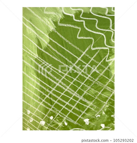 Colored texture paper green striped gouache sketch Colored texture paper green striped gouache sketch 105293202