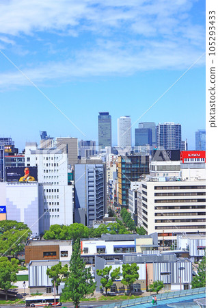 Scenery of skyscrapers in front of Nagoya station in Nagoya city 105293433