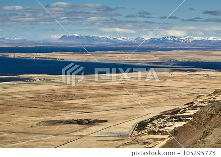 Icelandic scenic landscape in the countryside Icelandic scenic landscape in the countryside 105295773