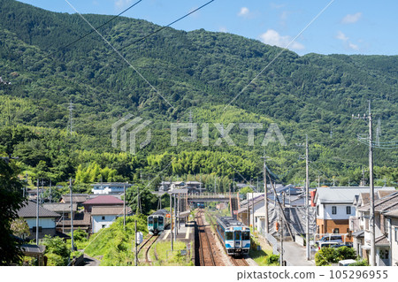[德島線] 在阿波川島站換乘的特急列車 105296955