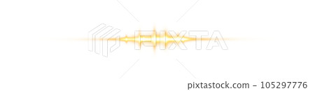 Yellow horizontal lens flares. Laser beams, horizontal light rays. Beautiful light flares. Glowing streaks on transparent background. PNG. Yellow horizontal lens flares. Laser beams, horizontal light rays. Beautiful light flares. Glowing streaks on transparent background. PNG. 105297776