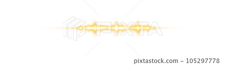 Yellow horizontal lens flares. Laser beams, horizontal light rays. Beautiful light flares. Glowing streaks on transparent background. PNG. Yellow horizontal lens flares. Laser beams, horizontal light rays. Beautiful light flares. Glowing streaks on transparent background. PNG. 105297778