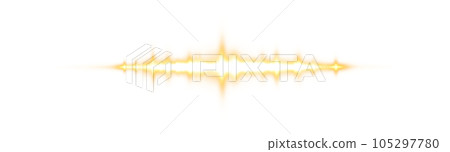 Yellow horizontal lens flares. Laser beams, horizontal light rays. Beautiful light flares. Glowing streaks on transparent background. PNG. Yellow horizontal lens flares. Laser beams, horizontal light rays. Beautiful light flares. Glowing streaks on transparent background. PNG. 105297780