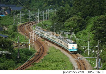 北陸本線 五十鈴栗栗 JR 東日本 485 系列 T 編組（新潟）北越 105299610
