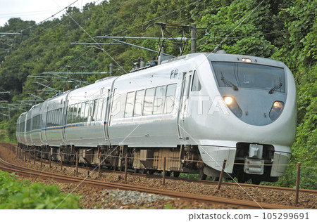 Hokuriku Main Line Tsubata-Kurikara JR West 683 series S formation (Kanazawa) Shirasagi Hokuriku Main Line Tsubata-Kurikara JR West 683 series S formation (Kanazawa) Shirasagi 105299691