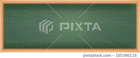 School blackboard background, vector green chalkboard kindergarten wallpaper, grunge empty texture 105300118